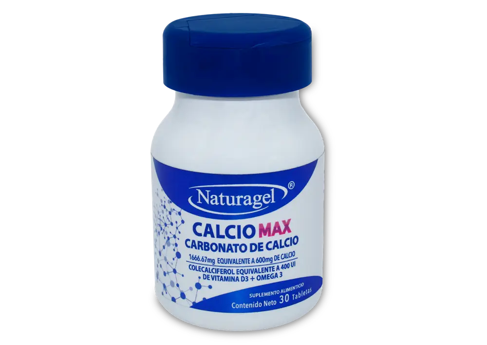 CALCIO MAX C/VITAMINA D3, OMEGA 3
