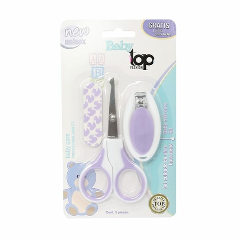 TOP FASHION SET CUIDADO DE UÑAS P/BEBE