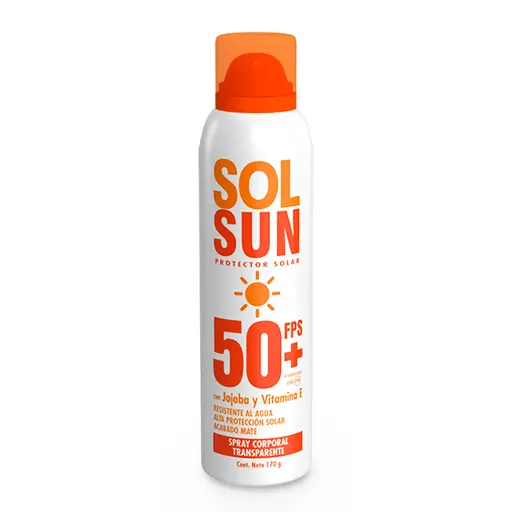 SOLSUN PROTECTOR SOLAR 50 + FPS 170 GR