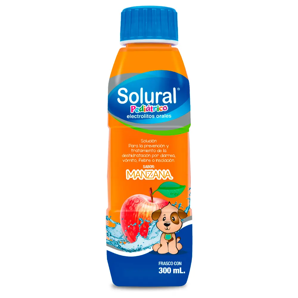 SOLURAL PEDIATRICO MANZANA (ELECTROLITOS)