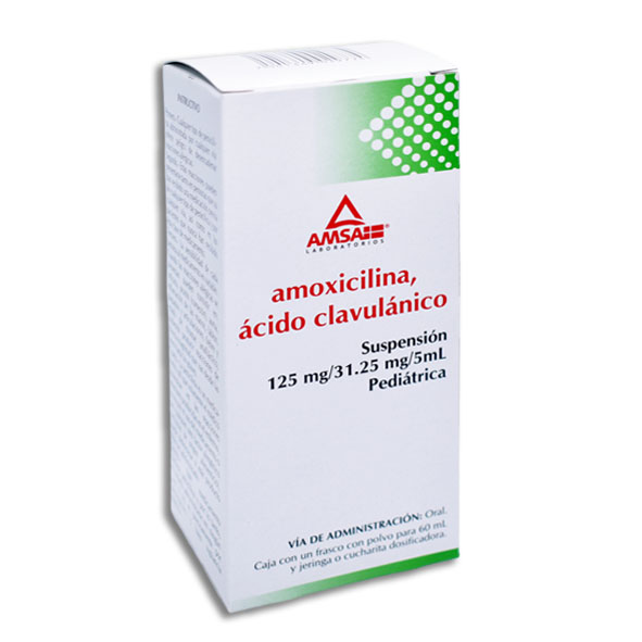 AMOXICILINA, ACIDO CLAVULANICO 125 MG/31.25 MG
