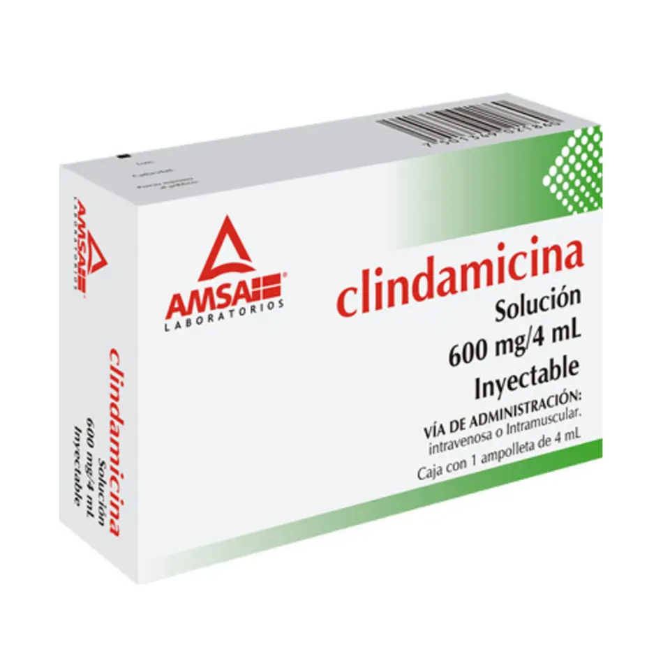 CLINDAMICINA 600 MG C/1 AMP