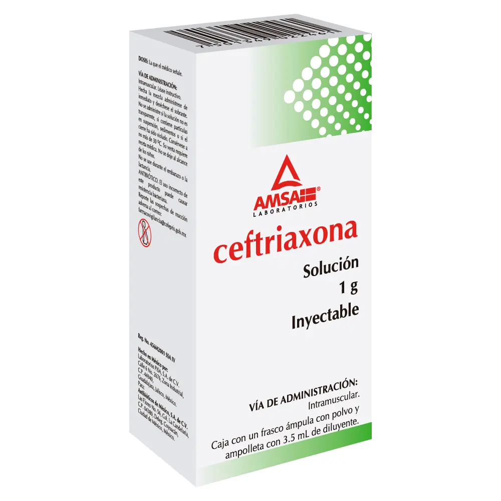 CEFTRIAXONA 1 G IM