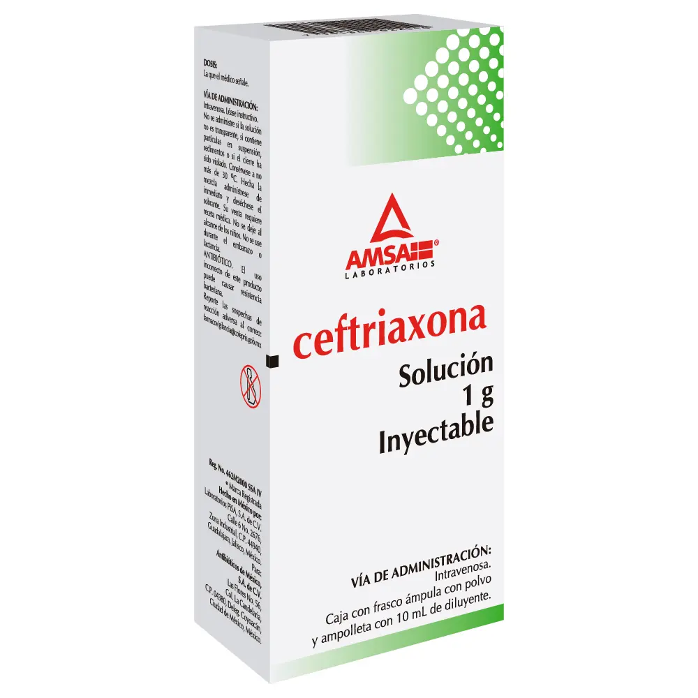 CEFTRIAXONA 1 G IV