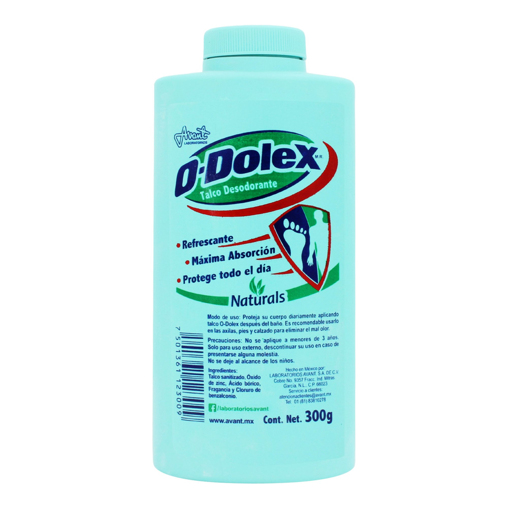 TALCO PIES C/300 G - ODOLEX NATURAL
