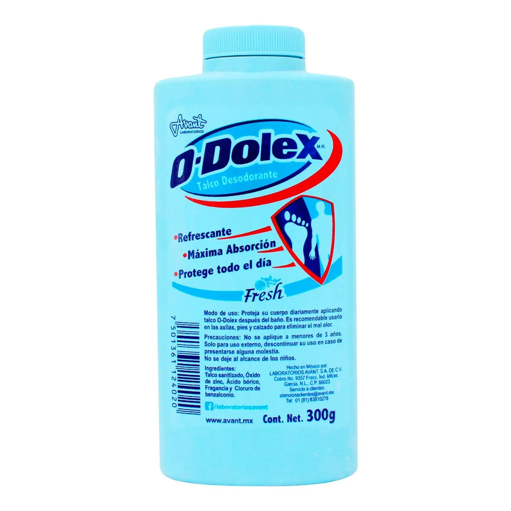 TALCO PIES C/300 G - ODOLEX FRESH