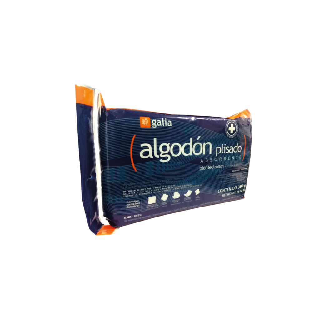 ALGODON ABSORBENTE PLISADO C/300 G