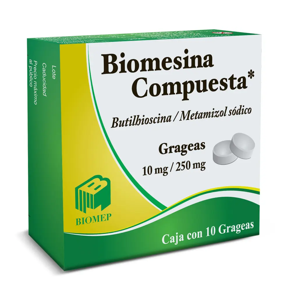 BIOMESINA COMPUESTA 10 MG/250 MG