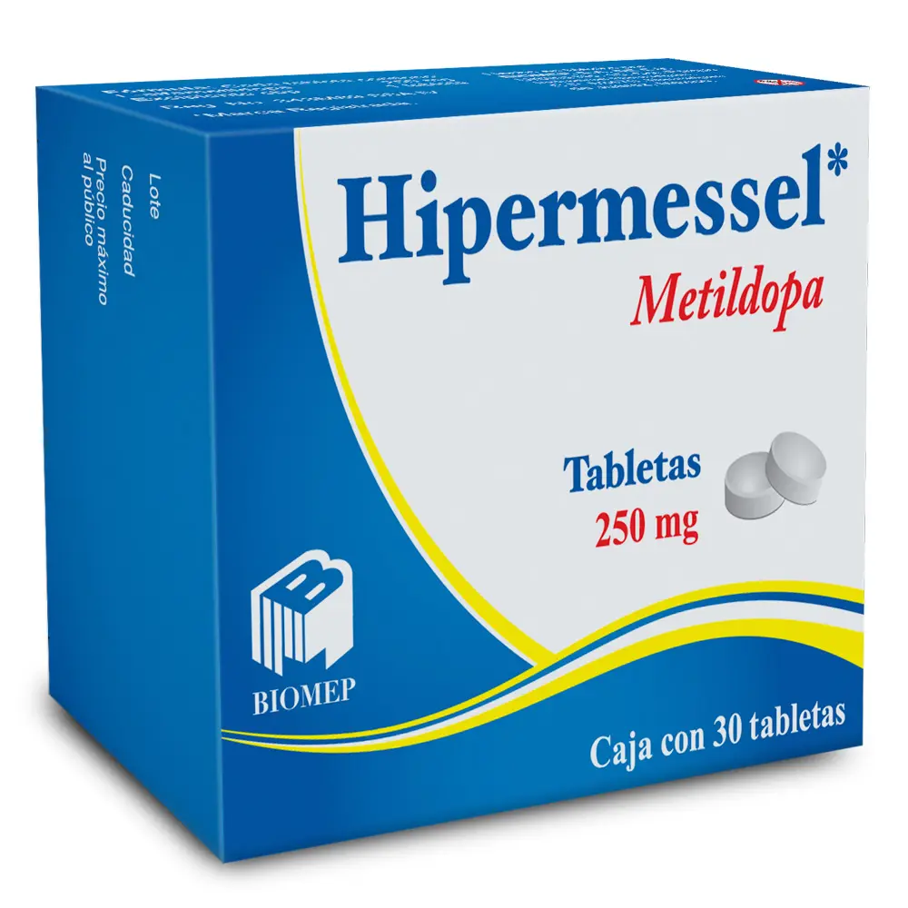 HIPERMESSEL 250 MG (METILDOPA)