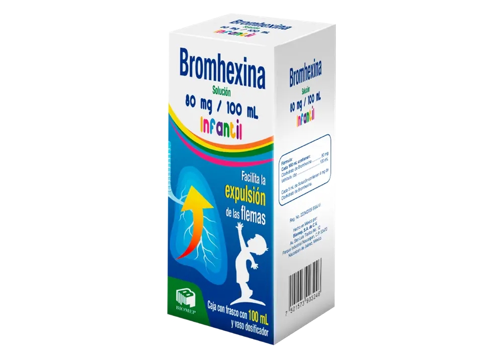 BROMHEXINA INFANTIL 80 MG
