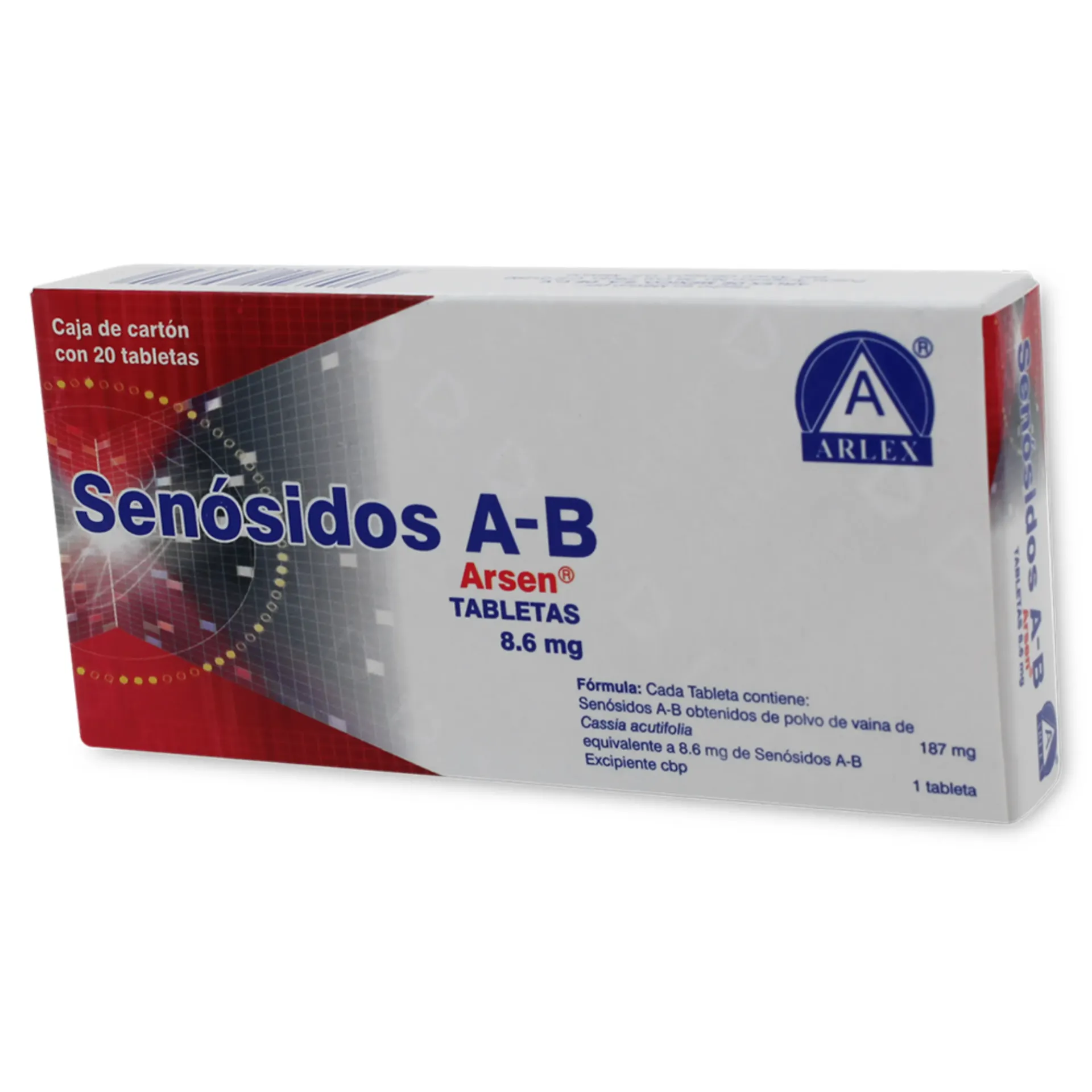 SENOSIDOS A-B 8.6 MG