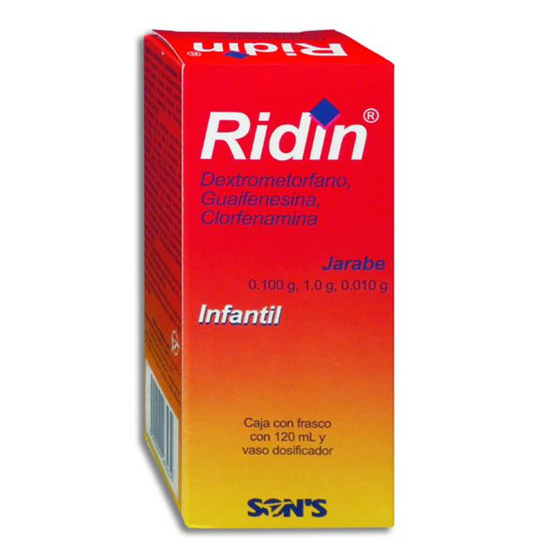 RIDIN PEDIATRICO - DEXTROMETORFANO/CLORFENAMINA/GUAIFENESINA