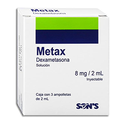 METAX 8 MG 2 ML