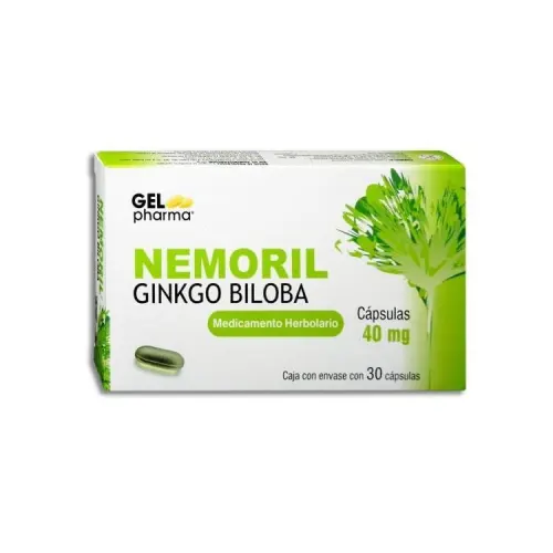 NEMORIL 40 MG CON 30 CÁPSULAS