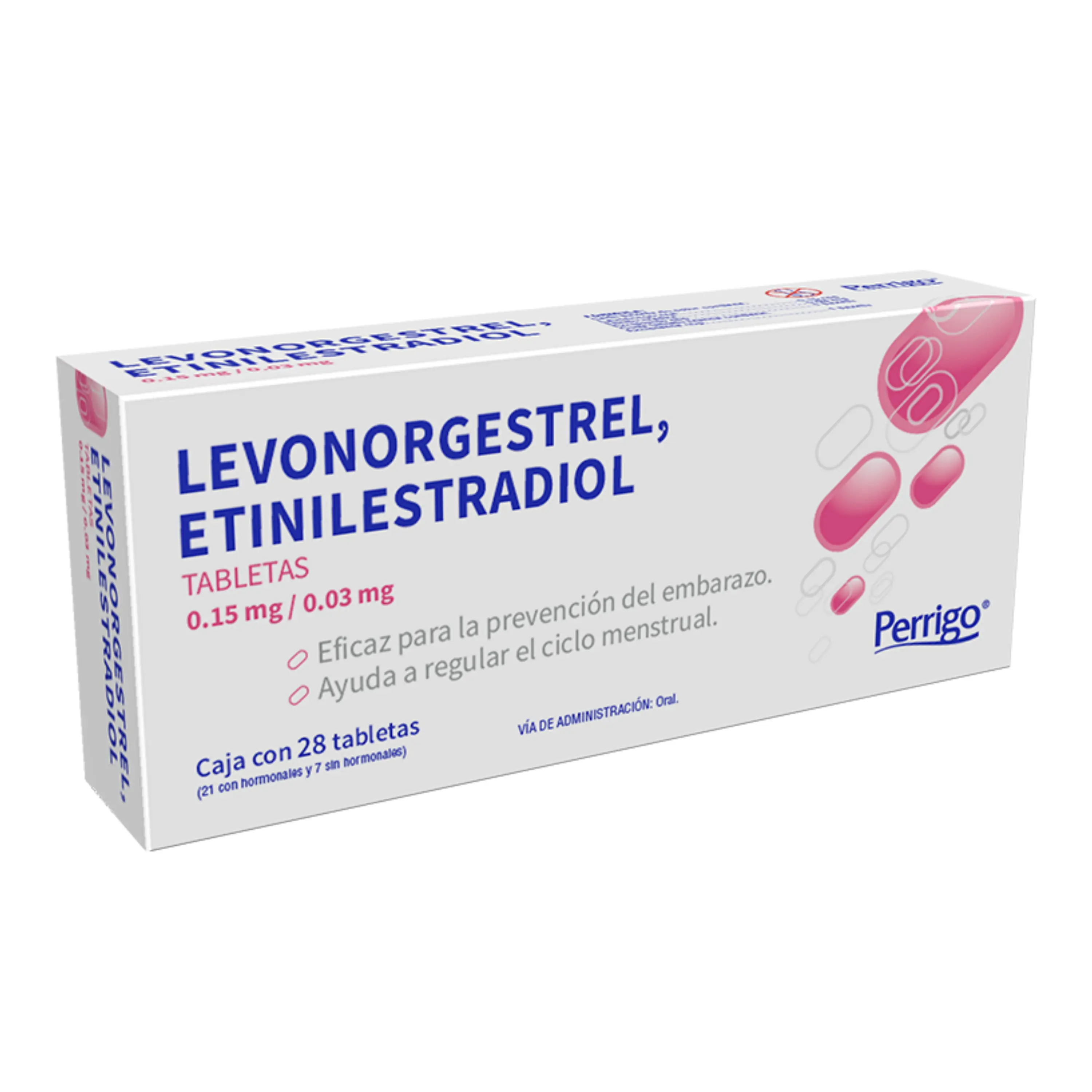 LEVONORGESTREL/ETINILESTRADIOL C/28 - PERRIGO