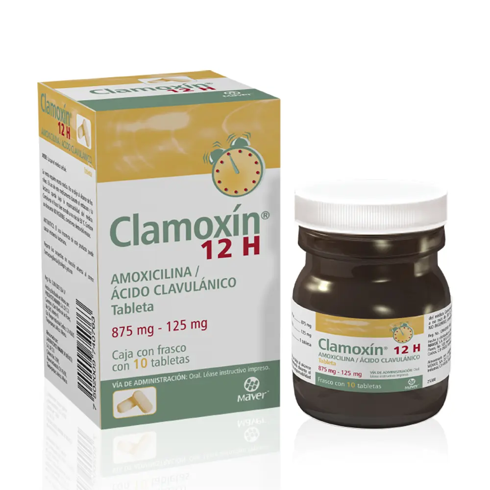 CLAMOXIN 12 H 875/125MG