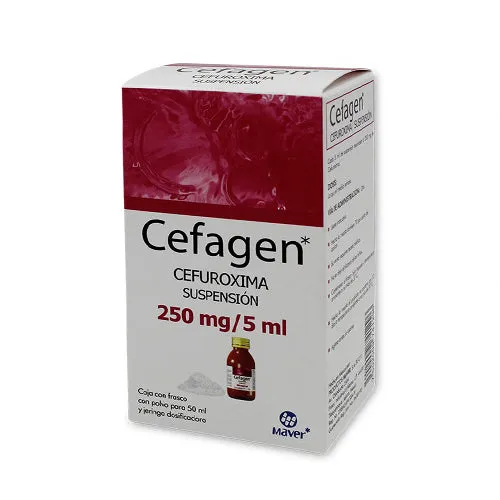CEFAGEN 250 MG SUSP