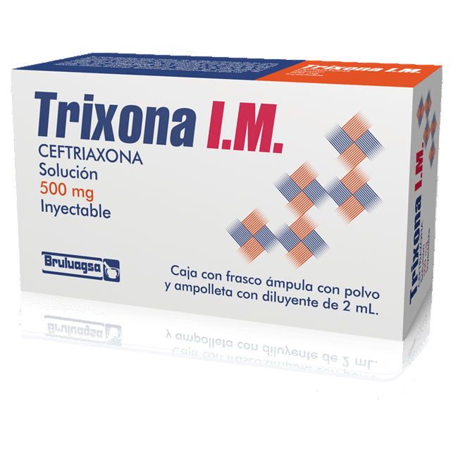 TRIXONA 500 MG IM