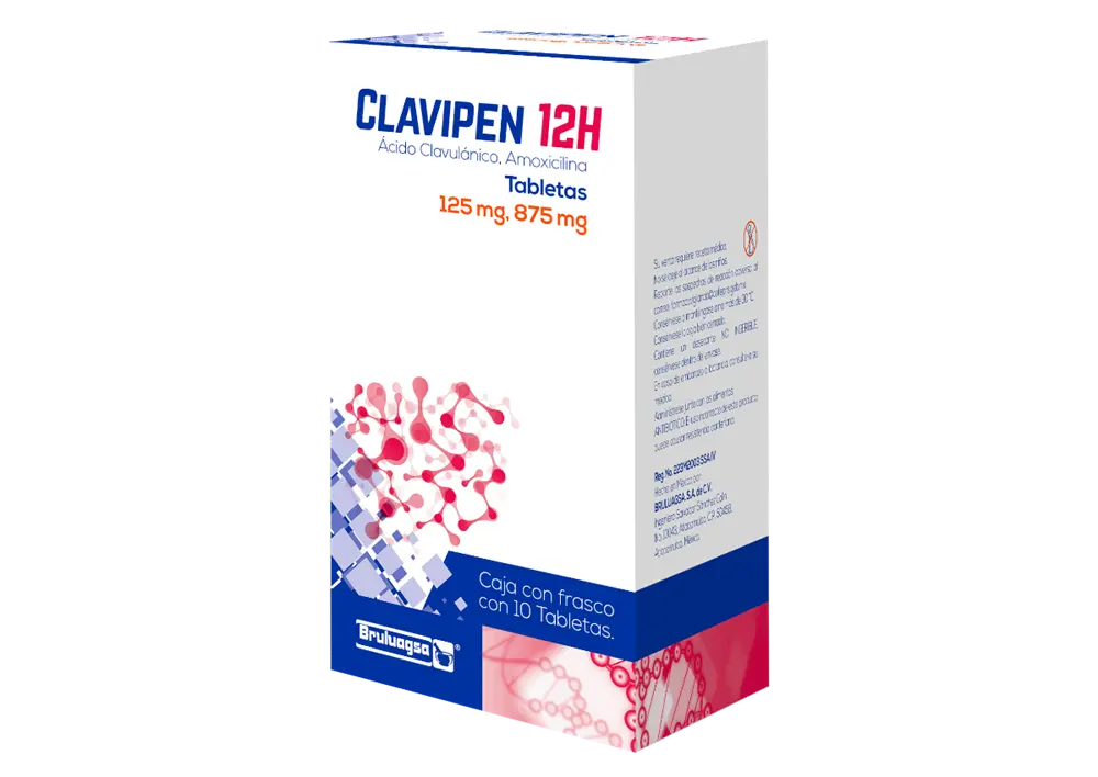 CLAVIPEN 12H 875 MG