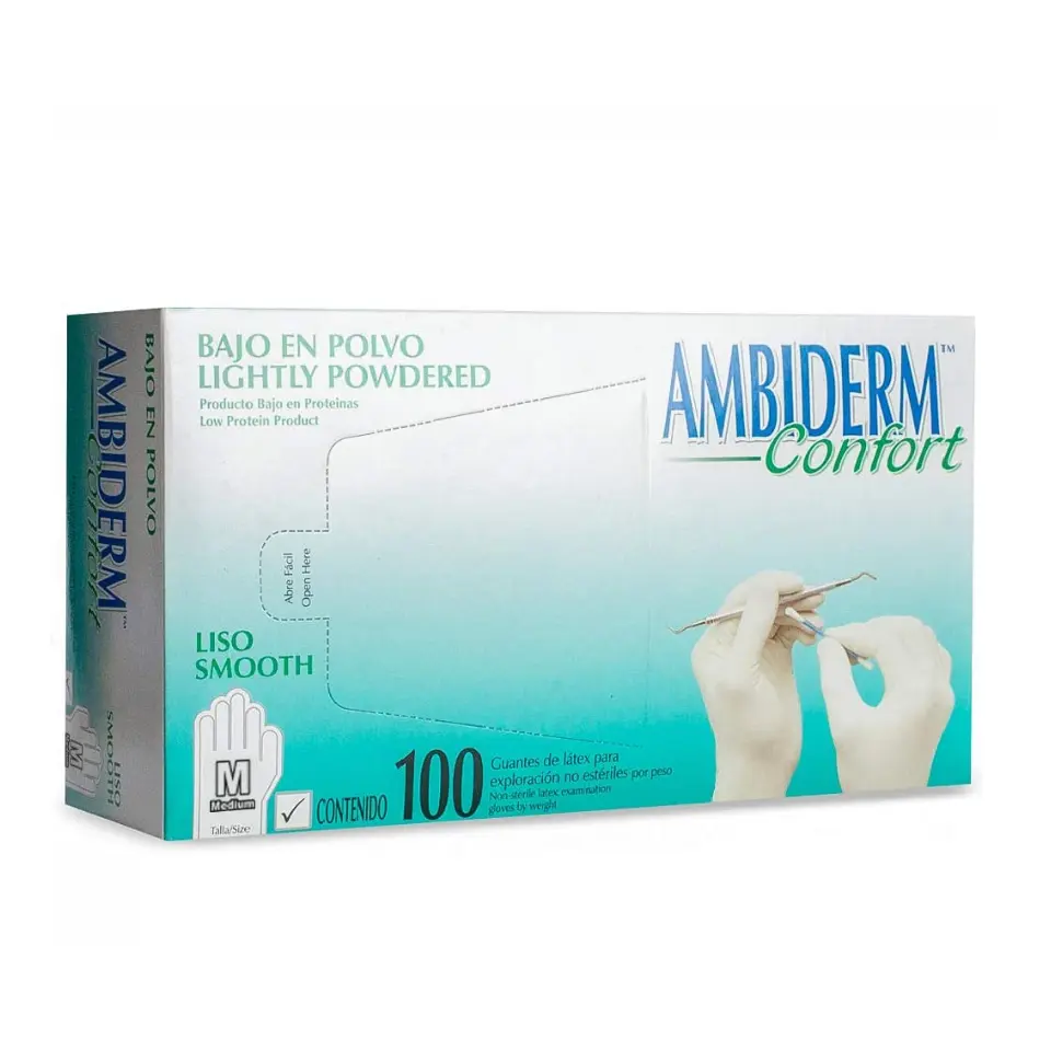 GUANTE CONFORT NO EST 100 PZA