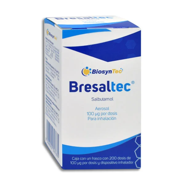 BRESALTEC 100MG 200 DOSIS- SALBUTAMOL