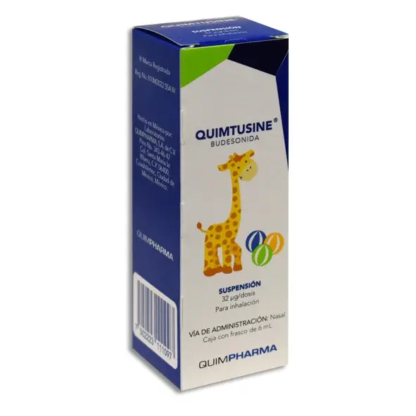 QUIMTUSINE AD 64 MCG INHALACION NASAL