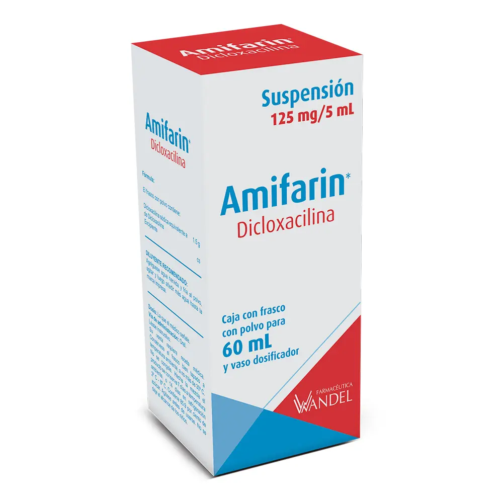 AMIFARIN 125MG - DICLOXACILINA