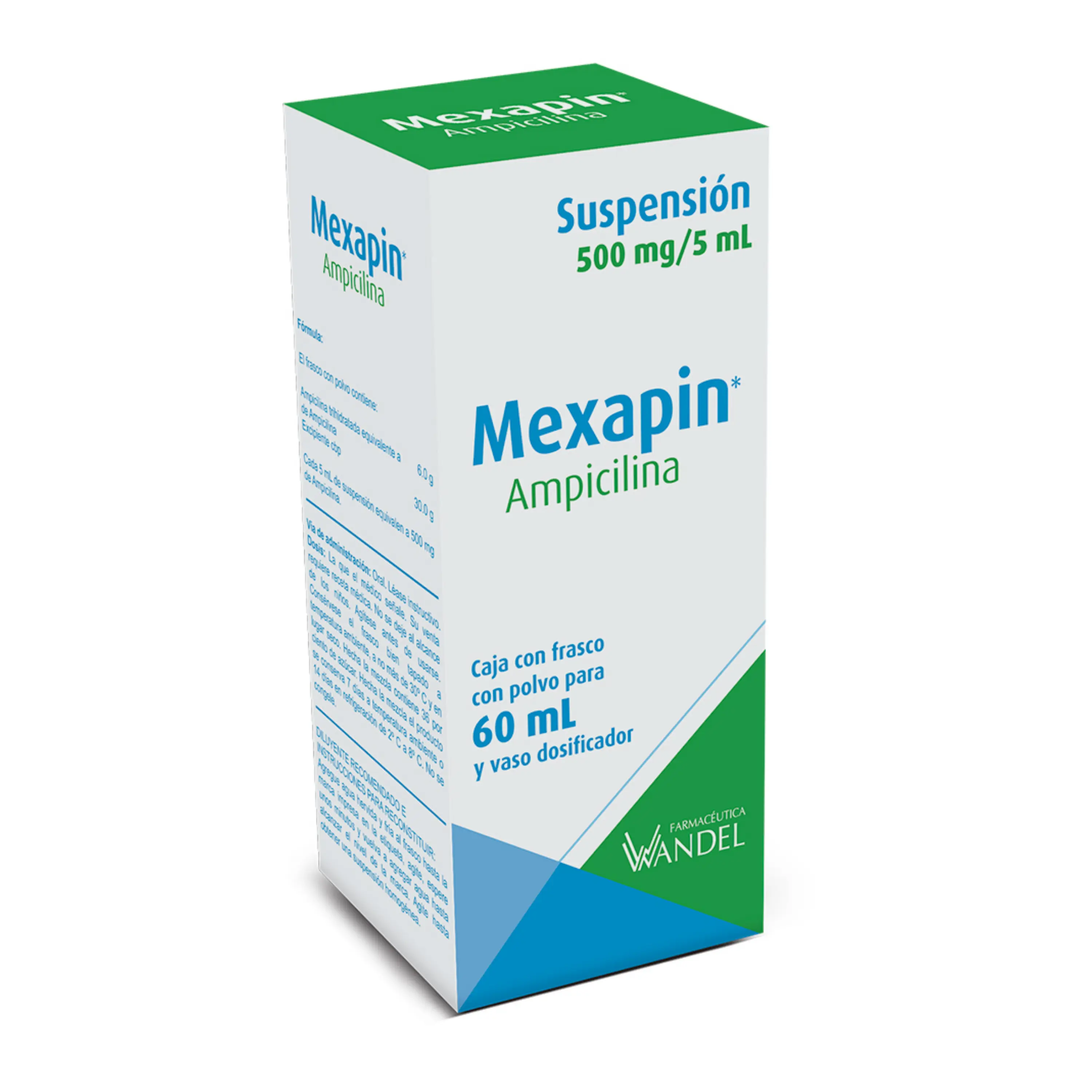 MEXAPIN 500 MG SUSP