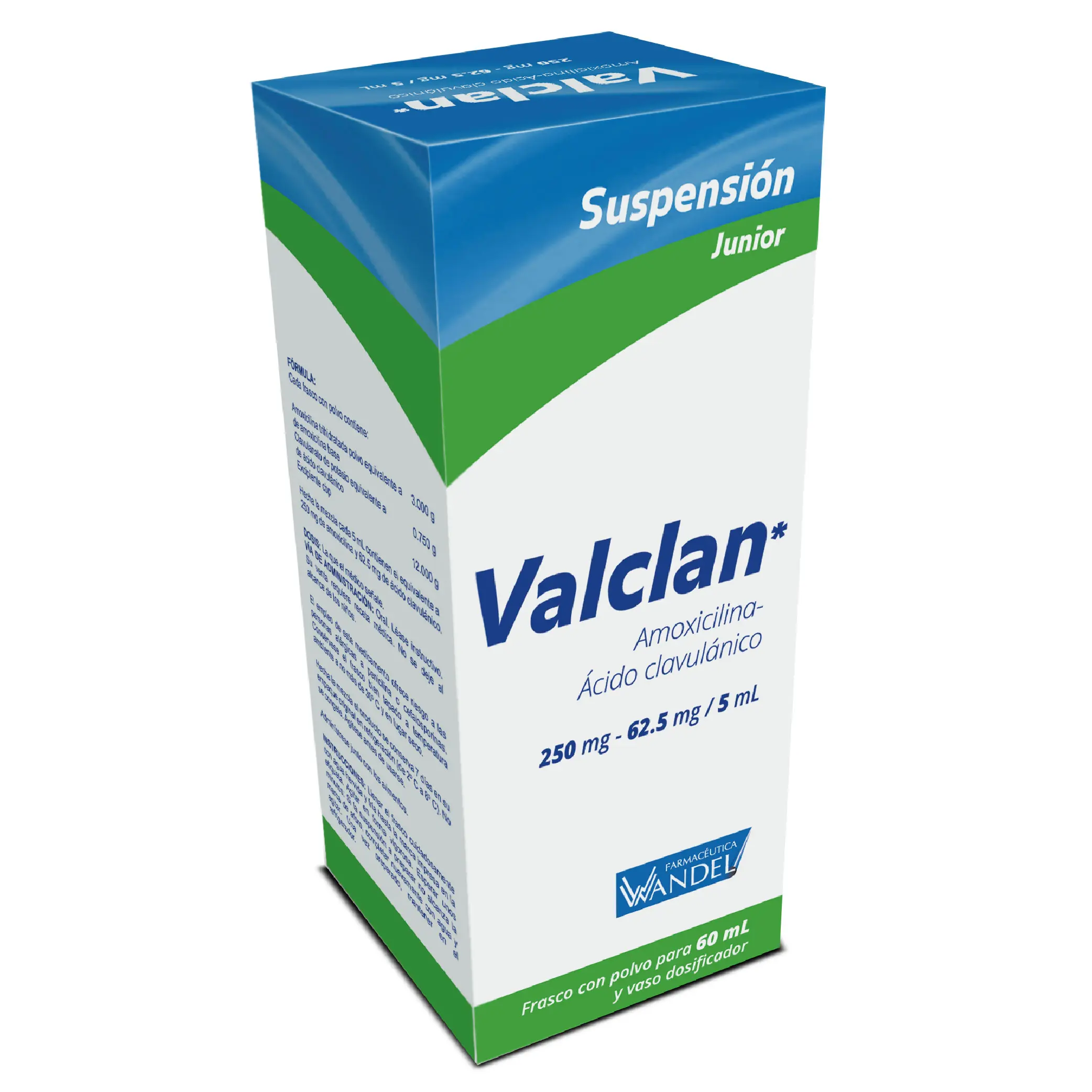 VALCLAN 250/62.5 MG SUSP