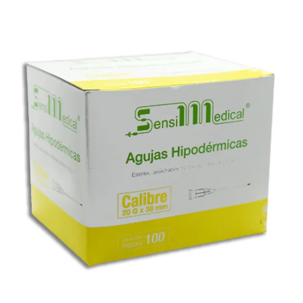 AGUJA HIPODERMICA 20X38 - SENSIMEDICAL