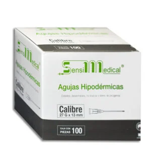 AGUJA HIPODERMICA 27X13 - SENSIMEDICAL