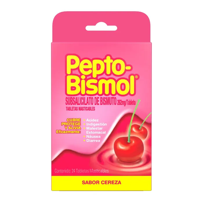 PEPTO-BISMOL CEREZA MASTICABLES