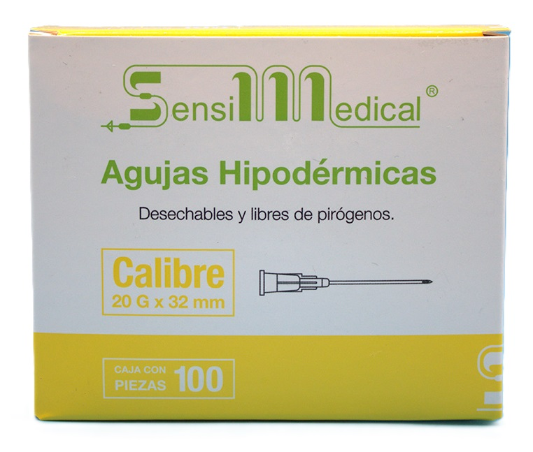 AGUJA HIPODERMICA 20X32 - SENSIMEDICAL