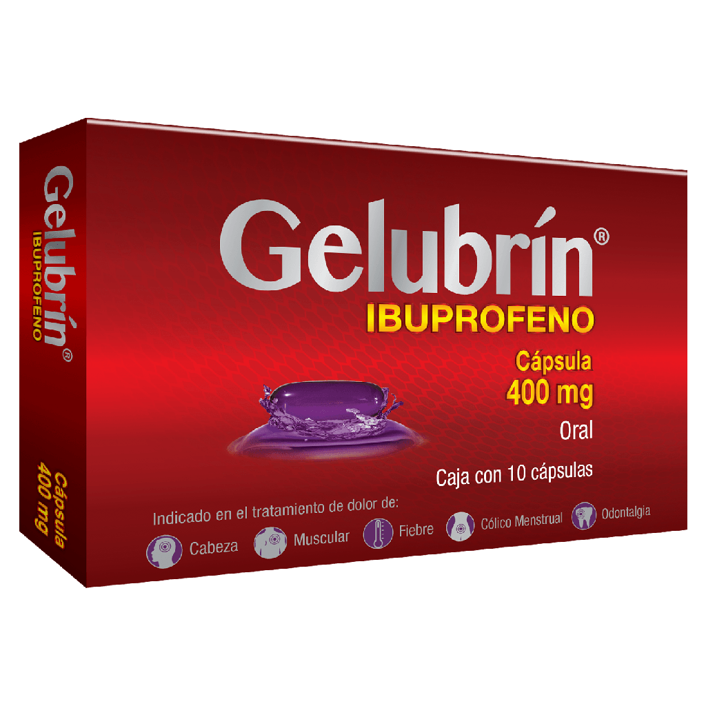GELUBRIN CAPSULAS 400 MG