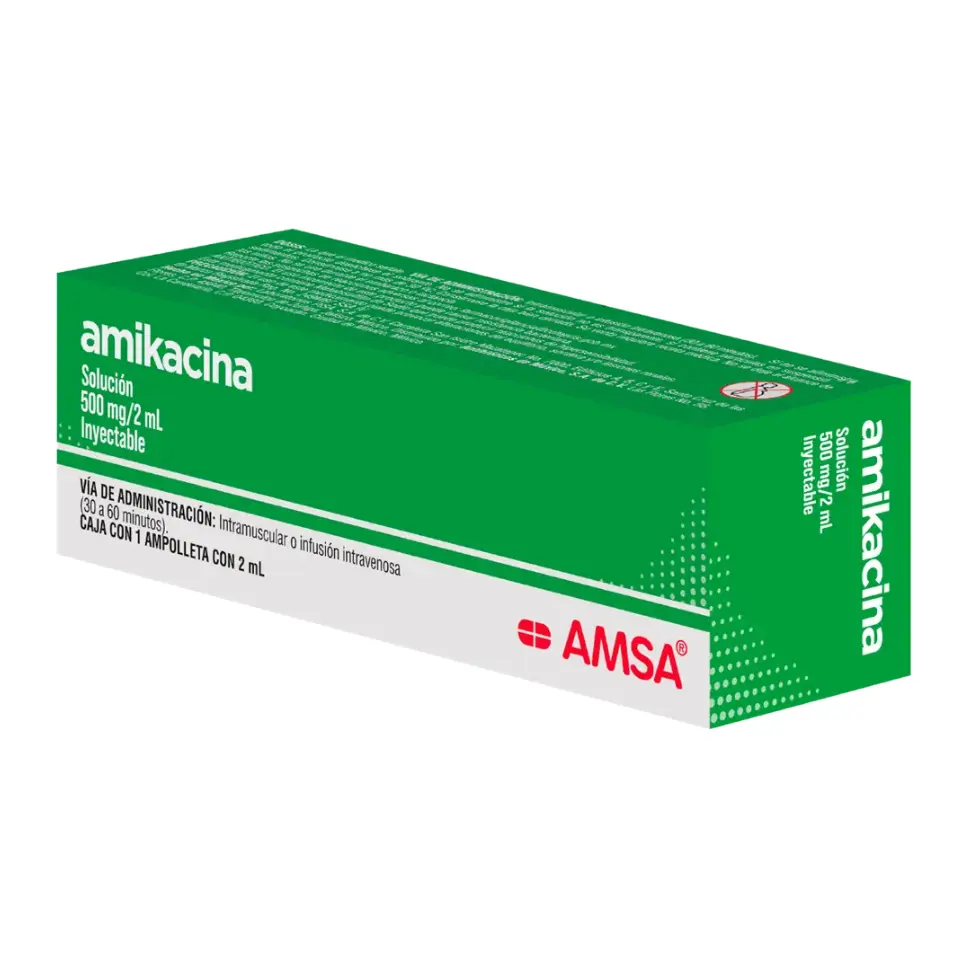 AMIKACINA 500 MG C/1 AMP