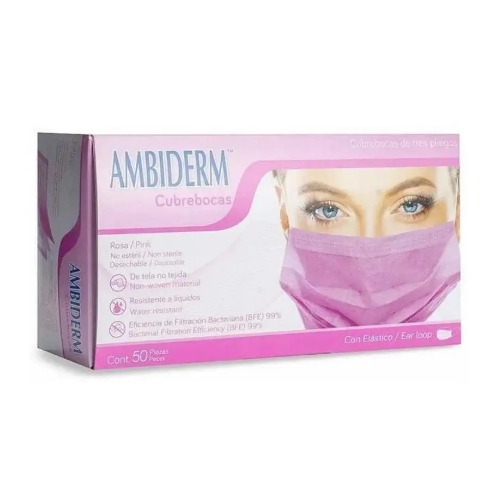 CUBREBOCA ROSA