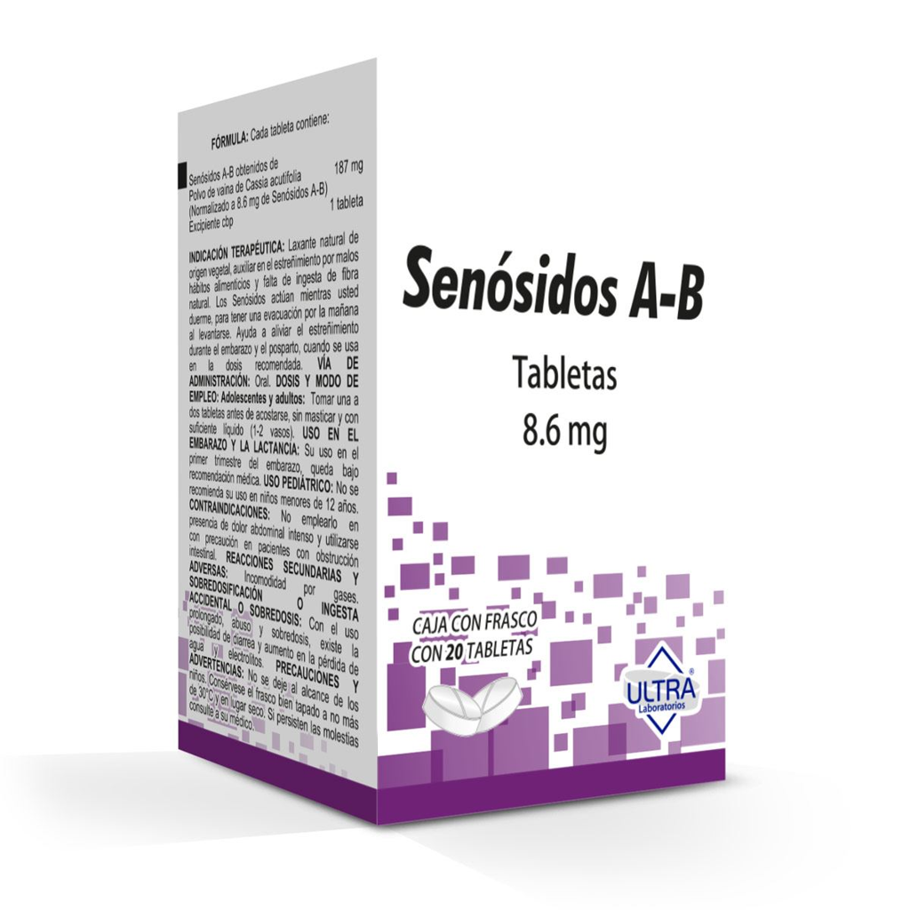 SENOSIDOS A-B 8.6 MG - ULTRA