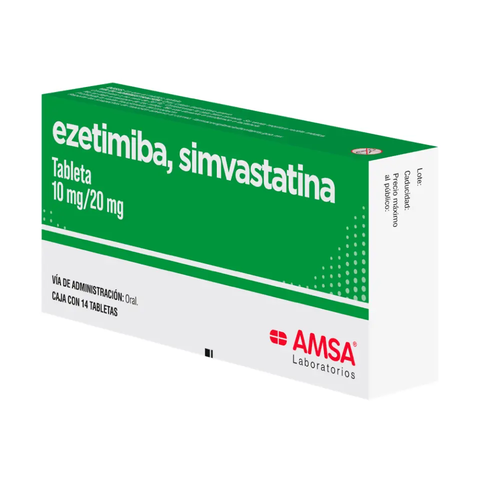 EZETIMIBA, SIMVASTATINA /20 MG C/14